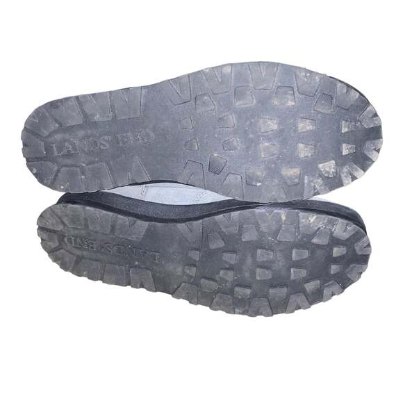 Lands’ End Winter Snow Commuter Boots insulated 406465 womens sz 9B grey purple - Picture 4 of 11